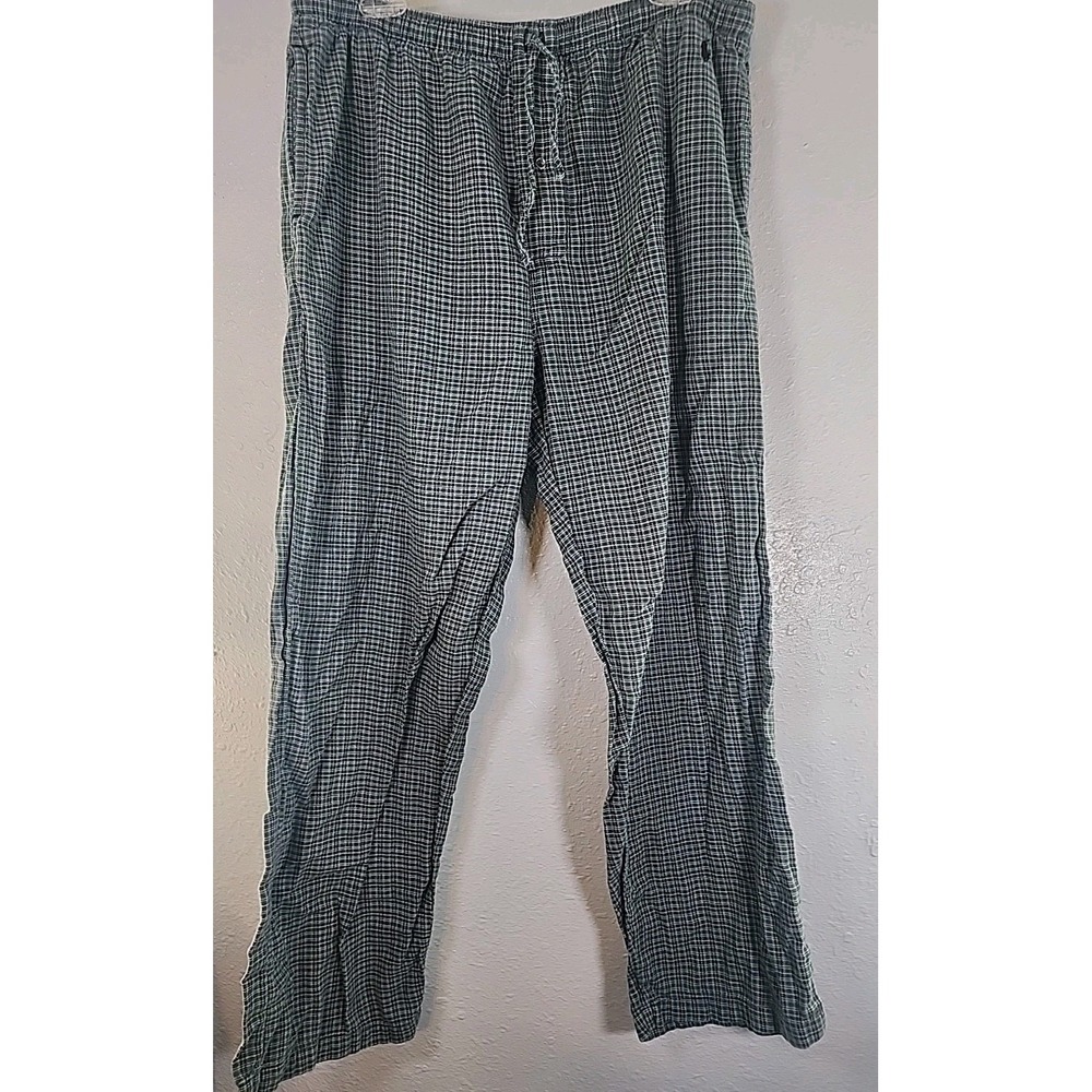 Polo Ralph Lauren‎ MENS Pajama Pants Blue Plaid Sleepwear SIZE LARGE
